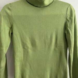 Green Turtleneck Sweater